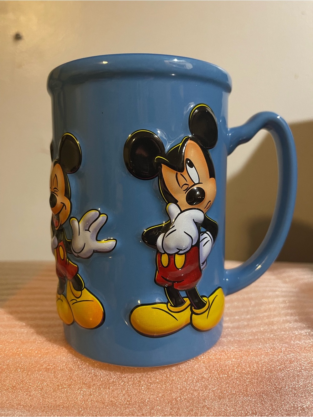 Disney Blue Ceramic Mug with Classic Mickey Mouse